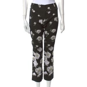 Floral Black Women's Pants
